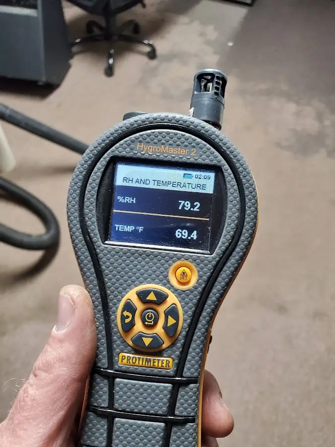 Moisture meter humidity assessment for Fire & Smoke Damage Restoration in Wells Branch
